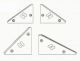 ALU10-1 end caps and corners in set
