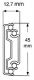 MD/45 drawer slide - sectional figure