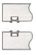 S1500 aluminium profil, upper and lower profiles