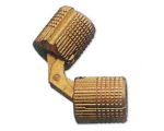 Cylinder hinge, brass