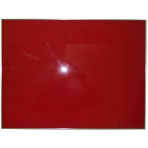 ALU14 door with Lacobel Dark Red glass ALU14 door with Lacobel Dark Red glass