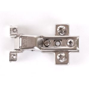 Half overlay hinge with baseplate for ALU1 profile, TM