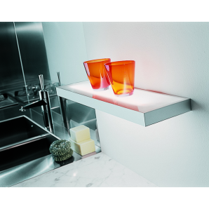 Illuminated shelf fixed to the wall Illuminated shelf fixed to the wall