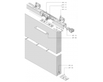 S100 beltéri térelválasztó, profil + szett