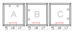 ALU handle positions