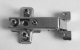 Danco full overlay hinge with baseplate for ALU1 aluminium door frames