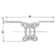 Normal slides for tables without frames - cross-section figure