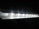P10 LED im Aluprofil – zum Glasregal