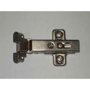 Full overlay (push-open) hinge with baseplate for  ALU1 profile, Salice