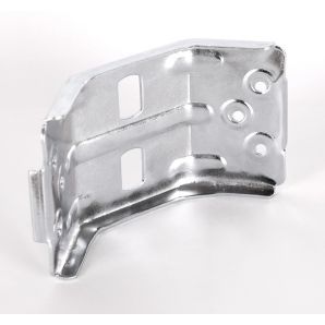 Leg corner brackets with edge, H=70mm