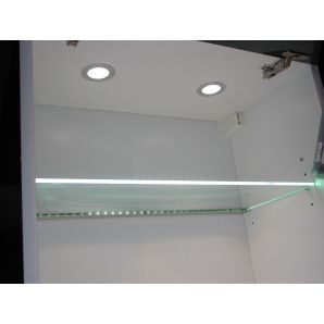 P10 LED in alu profile – for glass shelves