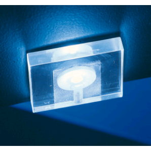 F03 LED exclusive transparent, square lamp